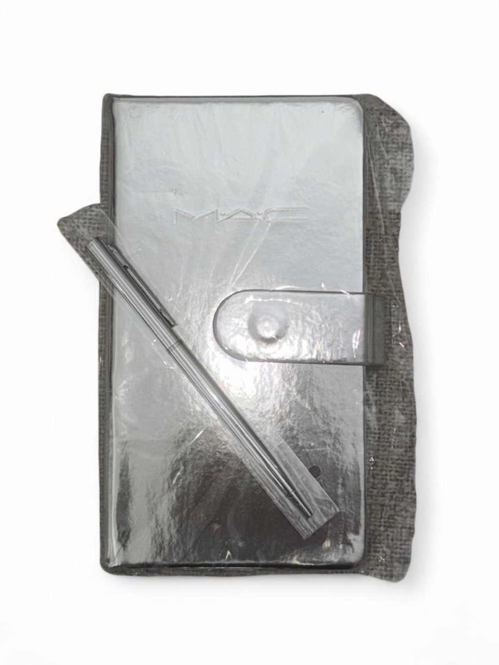 MAC Cosmetics Metallic Silver Notebook with Pen